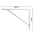 Suporte Mão Francesa Para Prateleira E Móveis 48,5x26cm | Fer